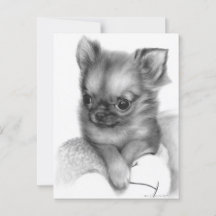 Hand 絵を描 Chihuahua Puppy - Gentle Kaze