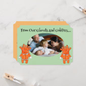 Hand 絵を描 Halloween GhoulsとGoblins PHOTO カード (正面/裏面インサイチュ)