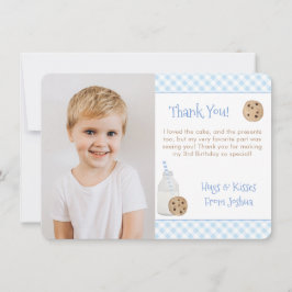 Hand 絵を描 Milk And Cookiesバースデーパーティーの写真 サンキューカード