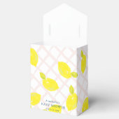 Hand 色彩の鮮やか Lemon Pink Baby Shower Thank You フェイバーボックス (オープン)