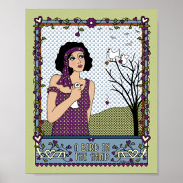 Hand_A_8x10ポスターの鳥 ポスター