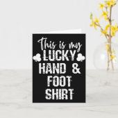 Hand And Foot Card Game Player Gift Funny Sharks C カード (黄色い花)