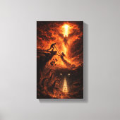 Hand Between Heaven and Abyss キャンバスプリント (正面)