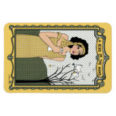 Hand_Cフレックス磁石6"x4"の鳥 マグネット (横)