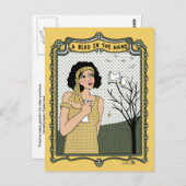 Hand_C_ポストカードに入った鳥 ポストカード (正面/裏面)