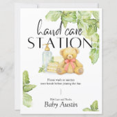 Hand Care Station Sign (正面)