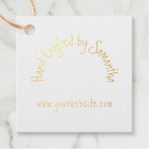 Hand Craftタイポグラフィ名ロゴWebサイト感謝してい