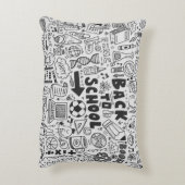 hand draw doodle school element アクセントクッション (裏面(縦))