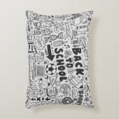 hand draw doodle school element アクセントクッション (正面(垂直))
