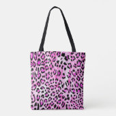 hand draw pink color seamless leopard pattern / il トートバッグ (裏面)
