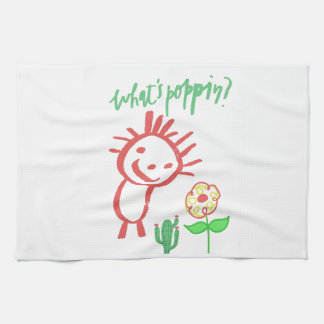 hand drawing baby  キッチンタオル