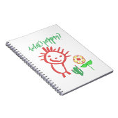 hand drawing baby ノートブック (右側)