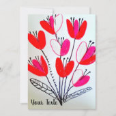 hand drawing Tulips Mother’s Day Card  シーズンカード (正面)
