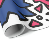 Hand DrawnヴィンテージイラストレーションのDoodle,漫画 ラッピングペーパー (ロールコーナー)