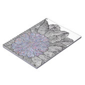 Hand Drawn Abstract Floral Spiral Notebook  ノートブック (左側)