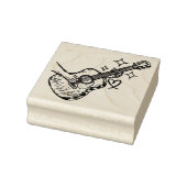 Hand drawn acoustic Guitar for the Guitarist ラバースタンプ (スタンプ)