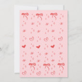 Hand Drawn Adult Handwritten Scribble Birthday 招待状 (裏面)