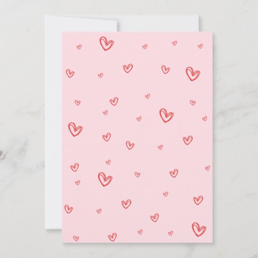 Hand Drawn Adult Scribble Birthday  招待状 (裏面)