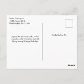 Hand drawn Airplanes Aviation Pilot Aviator Fun ポストカード (裏面)