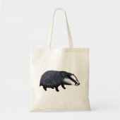 Hand Drawn Badger Illustration Design トートバッグ (正面)