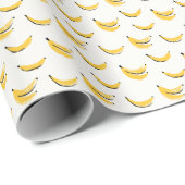 Hand-drawn bananas, stylish seamless pattern. ラッピングペーパー (ロールコーナー)