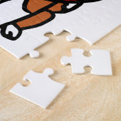 Hand Drawn Beagle Heart Mom ジグソーパズル (側面)