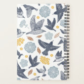 Hand Drawn Birds and Florals Weekly プランナー手帳 (裏面)