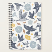 Hand Drawn Birds and Florals Weekly プランナー手帳 (正面)