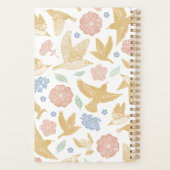 Hand Drawn Birds and Florals Weekly プランナー手帳 (裏面)
