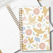 Hand Drawn Birds and Florals Weekly プランナー手帳