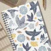 Hand Drawn Birds and Florals Weekly プランナー手帳