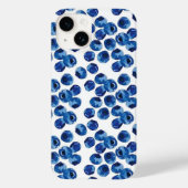Hand Drawn Blue Berry Fruit Case Case-Mate iPhoneケース (裏面)