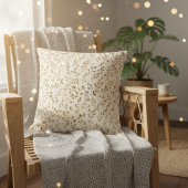 Hand Drawn Boho Leaf Pattern クッション