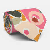 Hand-Drawn Bold Inky Floral Pattern- Sunlit Meadow ネクタイ (ロール)