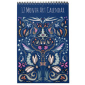 Hand Drawn Botanical and Abstract Art Calendar カレンダー (カバー)