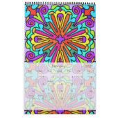 Hand Drawn Botanical and Abstract Art Calendar カレンダー (2月 2027)