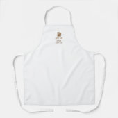 Hand-Drawn Bread Illustration Cooking Apron エプロン (正面)