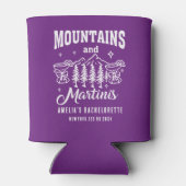 Hand drawn Camp  Mountains Martinis Bach trip  缶クーラー (裏面)