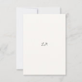 Hand Drawn Car Doodle Modern Wedding 出欠カード (裏面)