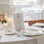 hand drawn Chandelier Wedding Drinks List 台座サイン