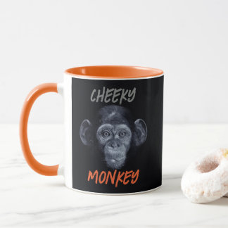 Hand Drawn Cheeky Monkey Mug  マグカップ