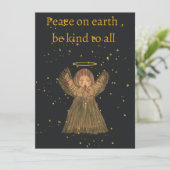 Hand drawn Christmas card , Angel , cute,  (スタンド正面)