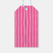 Hand Drawn coquette doodle pink christmas greeting ギフトタグ (裏面)