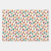 Hand Drawn Cozy Winter  Wrapping Paper Set ラッピングペーパーシート (正面2)