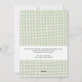 Hand Drawn Dark Green Merry Christmas 2 Photo シーズンカード (裏面)