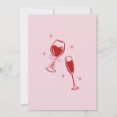 Hand Drawn Dirty Thirty Birthday Party 招待状 (裏面)