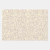 Hand drawn ditsy Lavender Daisies – Mini Floral ラッピングペーパーシート (正面2)