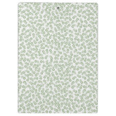  Hand-drawn ditsy Sage Green Daisies – Mini Floral クリップボード (裏面)