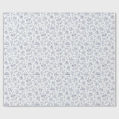 Hand-Drawn Doodle Birthday Wrapping Paper ラッピングペーパー (フラット)