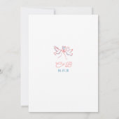 Hand Drawn Doodle Funky Whimsical Engagement Party 招待状 (裏面)